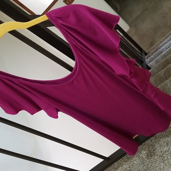 Pink Ruffled Top - Picture 5 of 8